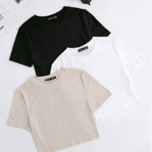 crop top tipo franela bascio