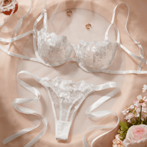 Set de Lencería "Blanca Tentación"