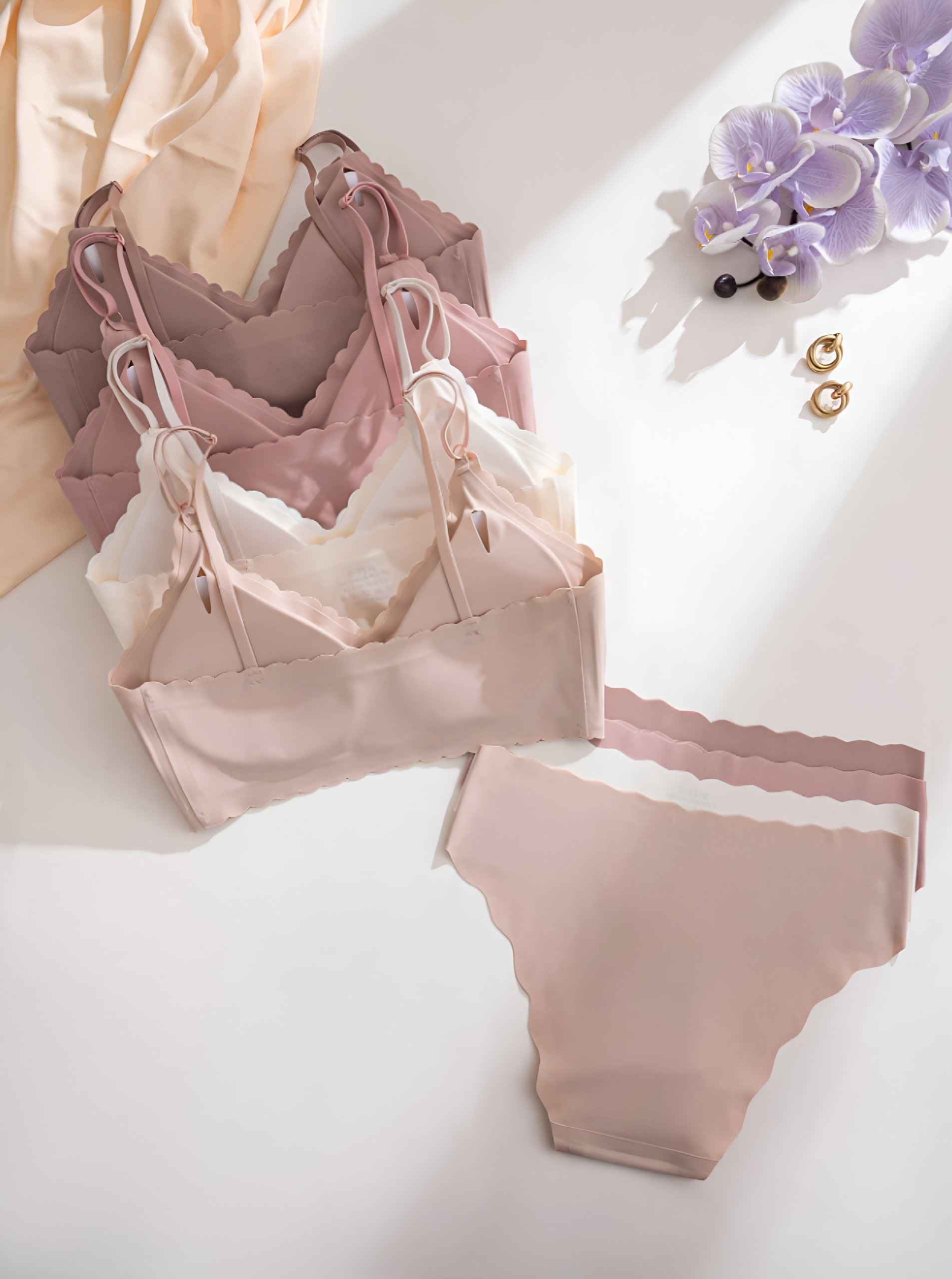 Set Pantie y Sujetador Sin Costura - Soft Nudes - Image 2