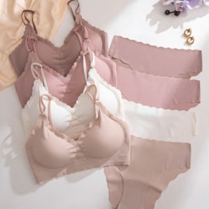 Set Pantie y Sujetador Sin Costura - Soft Nudes