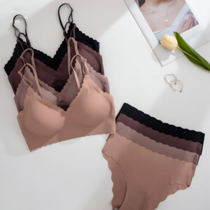 Set Pantie y Sujetador Sin Costura - Deep Nudes