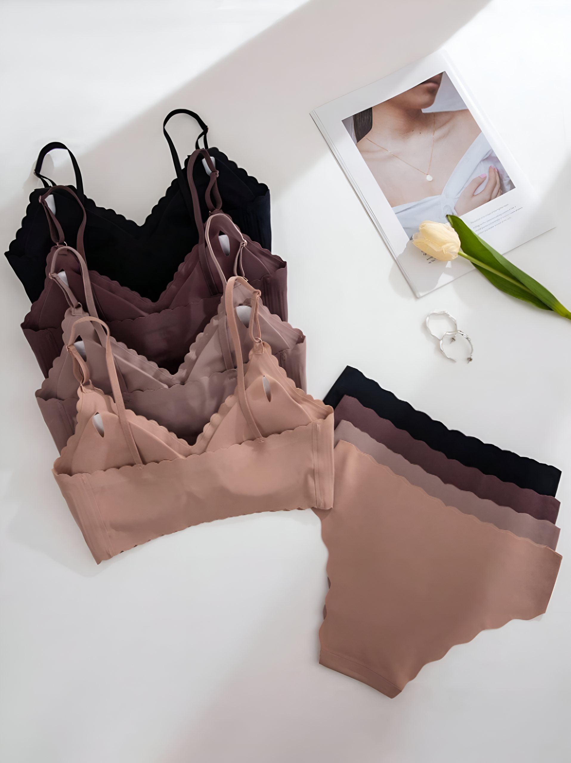 Set Pantie y Sujetador Sin Costura - Deep Nudes - Image 2